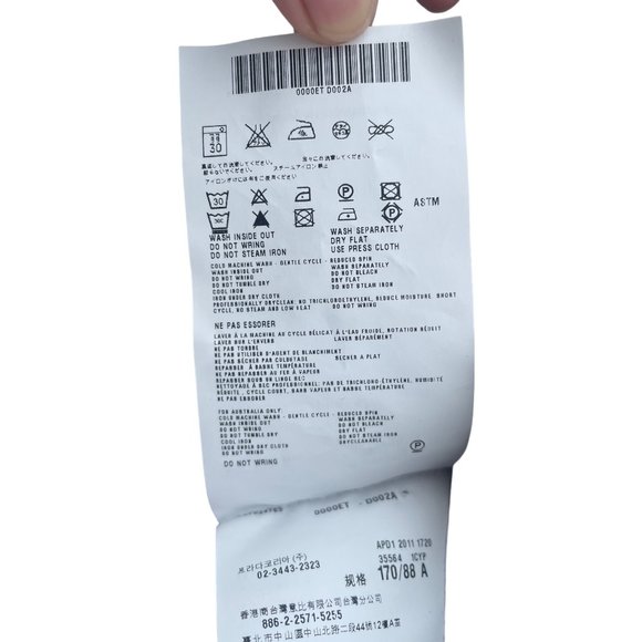 Vintage Prada women’s Large T-shirt Plaid Brown Triangle top Stripes - Picture 8 of 11